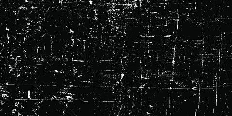 Scratched Grunge Urban Background Texture Vector. Dust Overlay Distress Grainy Grungy Effect. Distressed Backdrop Vector Illustration. Isolated Black on White Background. EPS 10.