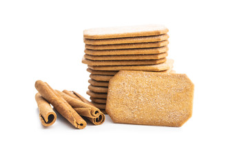 Sweet cinnamon biscuits.