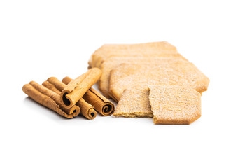 Sweet cinnamon biscuits.