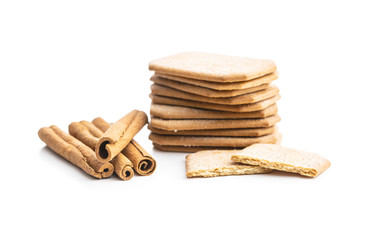 Sweet cinnamon biscuits.