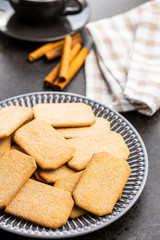 Sweet cinnamon biscuits.