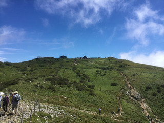 Obraz premium Lush landscape of Mount Ibuki