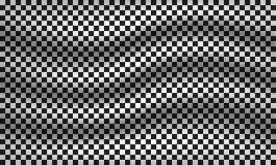 Black and white background of squares, simple monochrome mosaic template for your design