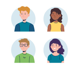 set of nice girls and boys user