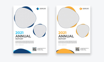 Business Conference brochure flyer design layout template in A4 size, with nice background, vector eps