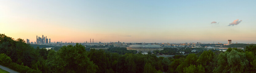 Fototapeta na wymiar Cityscape of Moscow