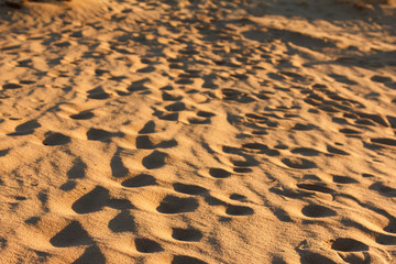 Sky gradient from blue to orange sunset