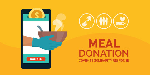 Meal and food donation app