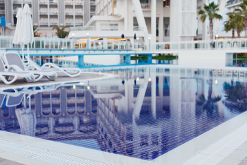 Obraz premium pool at hotel