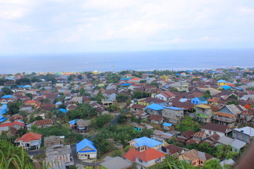 aerial view of the city
