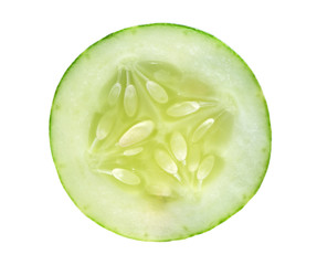 Fresh cucumber on white background, Cucumber isolated on white background with clipping path