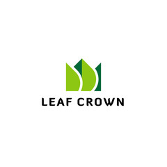 M Green Leaf  Crown Logo 