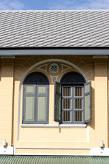 old house window