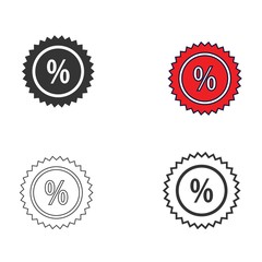 discount icon vector illustration design