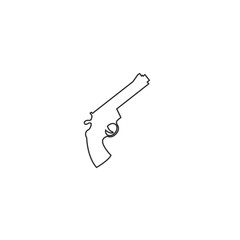 pistol gun icon vector illustration design