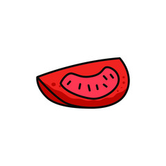 Tomato icon design best logo , vector illustration emblem isolated artword , concept food vitamin fruit retro background vegetarian cartoon , cute symbol organic
