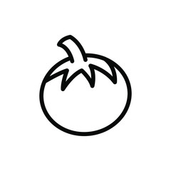 Tomato icon design best logo , vector illustration emblem isolated artword , concept food vitamin fruit retro background vegetarian cartoon , cute symbol organic
