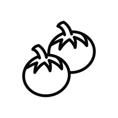 Tomato icon design best logo , vector illustration emblem isolated artword , concept food vitamin fruit retro background vegetarian cartoon , cute symbol organic
