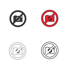 no photography allowed icon vector illustration design