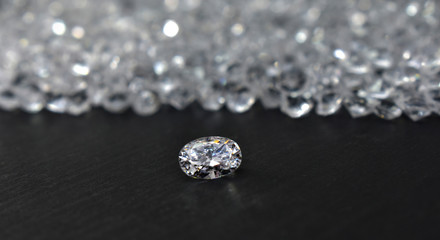 Diamonds are valuable, expensive and rare. For making jewelry