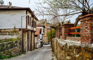historic street peypazari ankara turkey