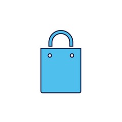 shopping bag icon vector illustration design