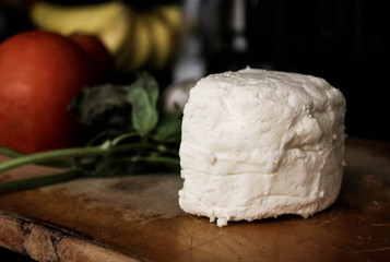 Basil and ricotta cheese