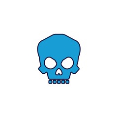 skull icon vector illustration design