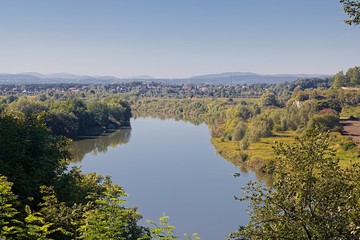 Obraz premium A wonderful View of Tyniec in Kracow