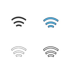 wifi icon vector illustration design