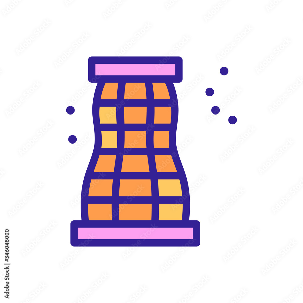Poster mosquito net icon vector. mosquito net sign. color symbol illustration