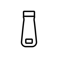 camping thermos icon vector. camping thermos sign. isolated contour symbol illustration