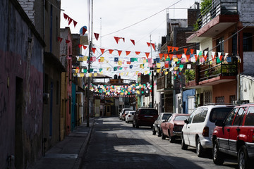 Calle popular mexicana