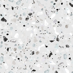 Terrazzo Texture Vector. Flooring Seamless Pattern