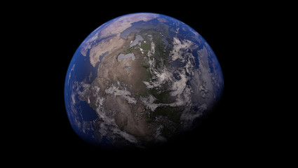 Naklejka na ściany i meble The Picture Of Earth Planet