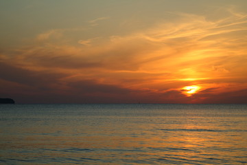 夕暮れ