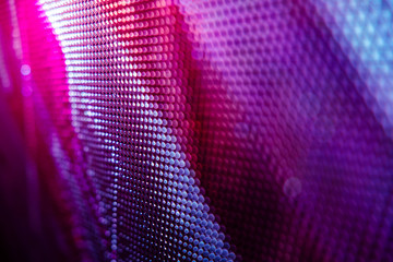 CloseUp LED blurred screen. LED soft focus background. abstract background ideal for design.