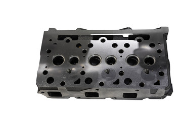As machined head cylinder from iron casting ;