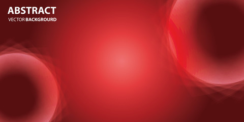 Abstract red background, circular overlay