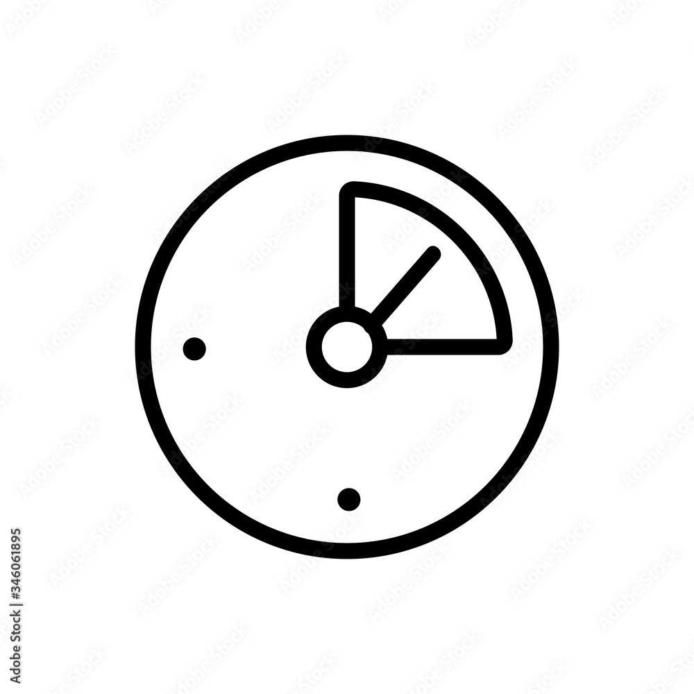Poster temperature indicator icon vector. temperature indicator sign. isolated contour symbol illustration