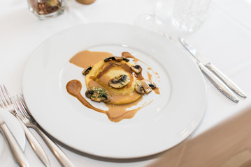 Typical Austrian dish of pasta and sauce