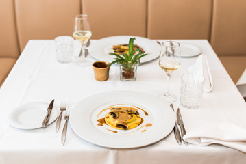 Typical Austrian dish of pasta and sauce