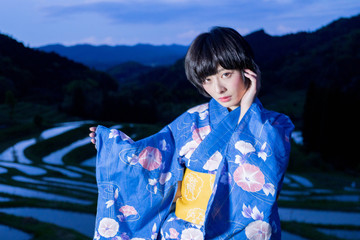 和服の女性