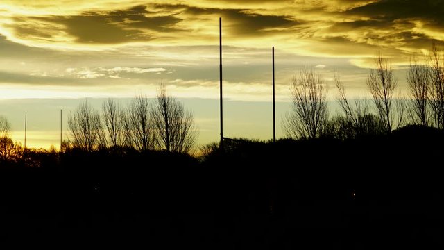 Rugby Pitch Cloud Timelapse