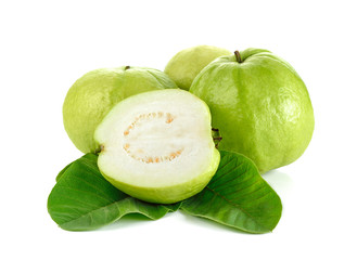 guava fruit isolated on white background