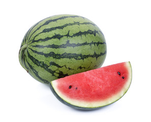 Watermelon isolated on the white background