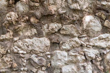 Stone wall. Old and rustic texture.