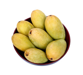 mango (okrong) isolated on white background