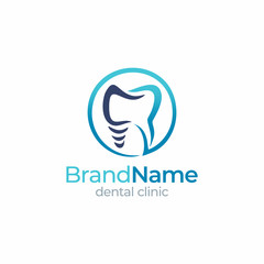 Dental Tooth, Dentist Logo Graphic
