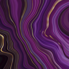 Abstract Agate Background - Fluid marbling effect with subtle gold veining accents